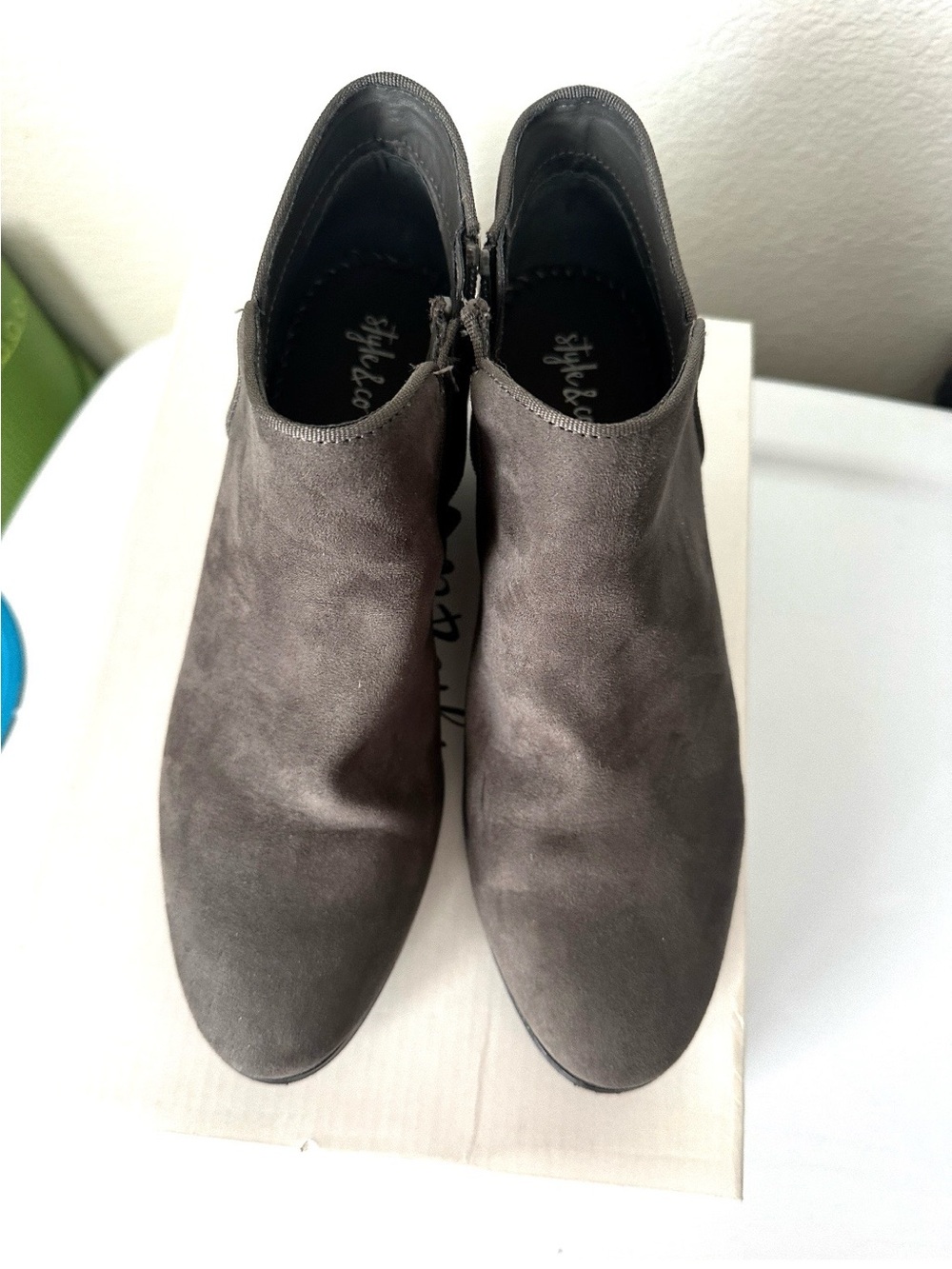 Style & Co. Women’s Ankle Boots in Gray